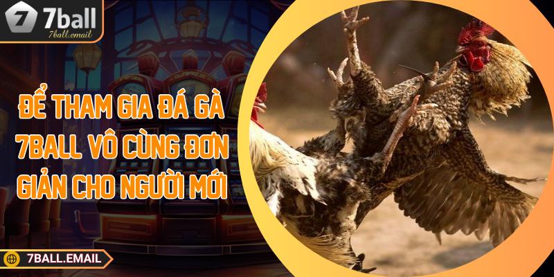 Để tham gia đá gà 7ball vô cùng đơn giản cho người mới